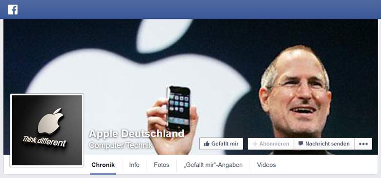Apple bei Facebook
