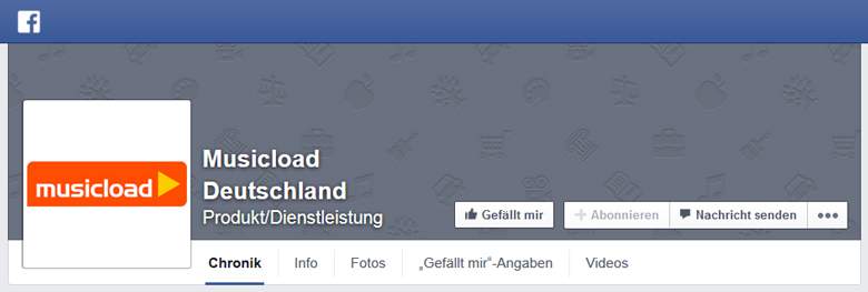 Facebook von Musicload 