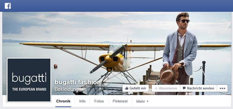 Bugatti bei Facebook