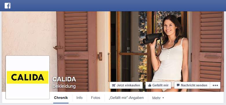 Calida bei Facebook