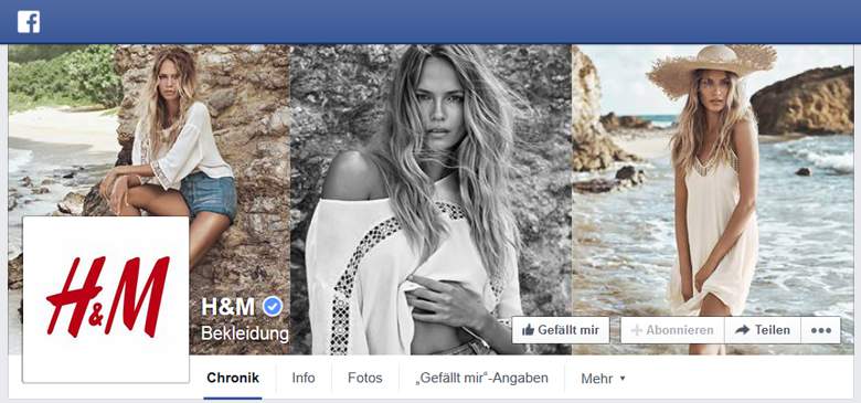 H&M bei Facebook 
