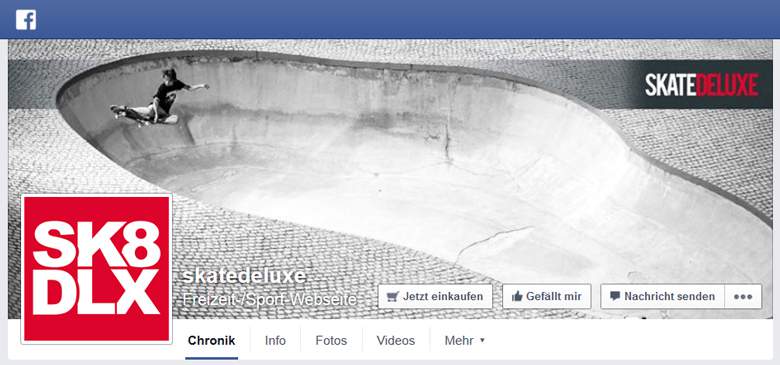 Skatedeluxe bei Facebook