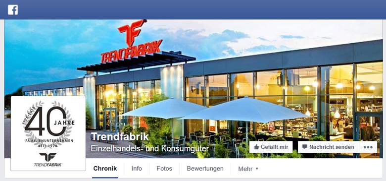 Trendfabrik bei Facebook